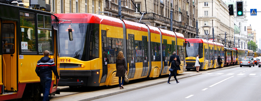 Transport in Warsaw, Poland