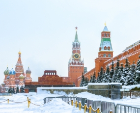 Red Square in Winter, Moscow